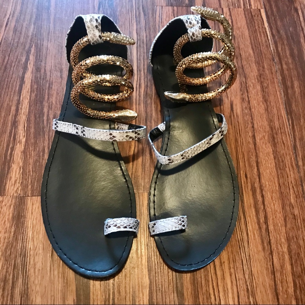 Brand new w/ box Flat Snake Sandal
